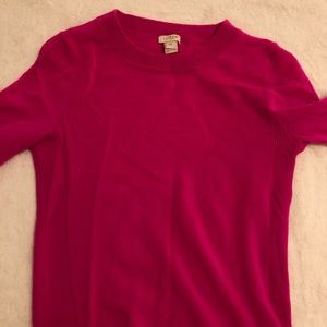 Beautiful j crew teddie sweater pink xxs